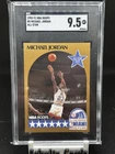 1990-91 NBA Hoops MICHAEL JORDAN All-Star Card # 5 SGC 9.5 Mint+ Grade!