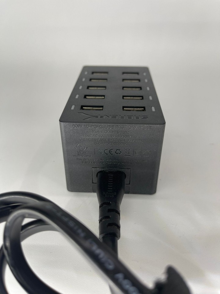 100 Watt 8 Port Family Sized USB Rapid Charger