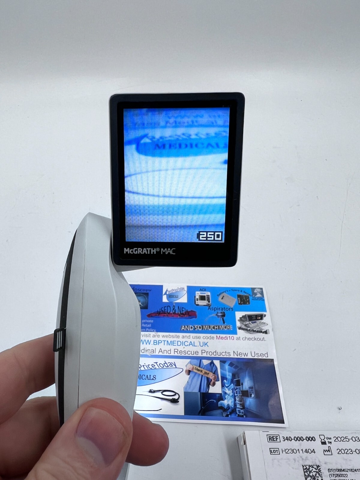 Aircraft Medical McGrath Mac Portable Video Laryngoscope Plus new