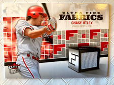 2006 Fleer Ultra Fine Fabrics Chase Utley #FM-CU Phillies Game Used