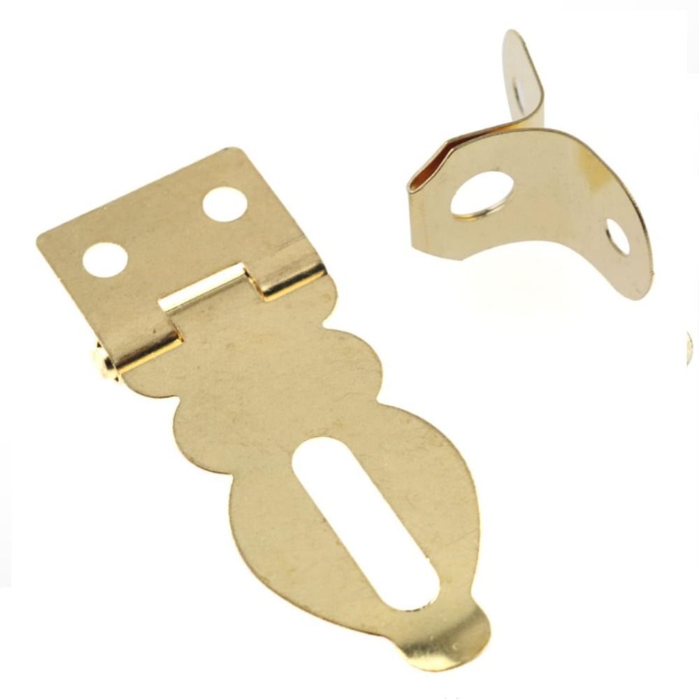 6pcs Brass Solid Mini Decorative Handbag Buckle Hasps Buckles Screws