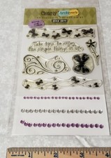 Clearly Archivers Spring Borders Clear Acrylic Stamps Hero Arts Crafts
