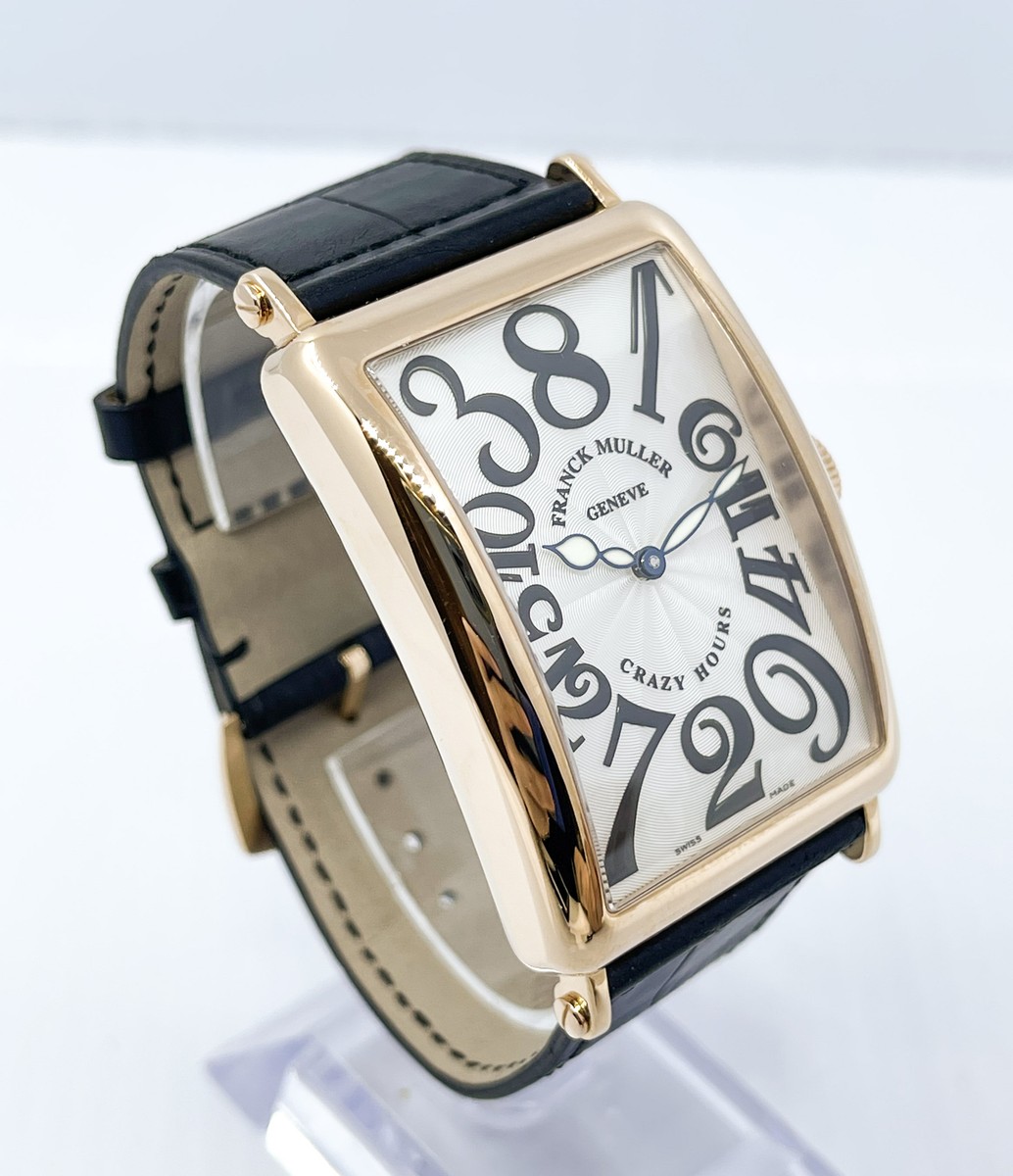 Franck Muller Crazy Hours Long Island 1200CH 32x45mm 18k Rose Gold