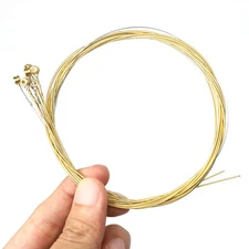 2 Sets of 6 Guitar Strings Replacement Steel String for Electric Acoustic Guitar