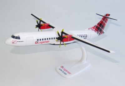 New! PPC 222734 Loganair ATR72-500 Scotland's Airline, reg. G-LMRZ - 1:100 model