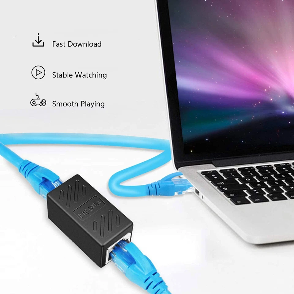 5 PCS RJ45 Inline Coupler Cat7 Cat6 Cat5e Ethernet LAN Network Cable Adapter - Image 4 of 4