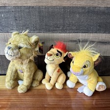 DISNEY LION KING Plush lot of 3. one talks