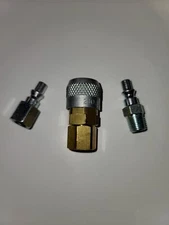 ARO 1/4 in. Air Coupler Matching set with Male and Female Nipples 