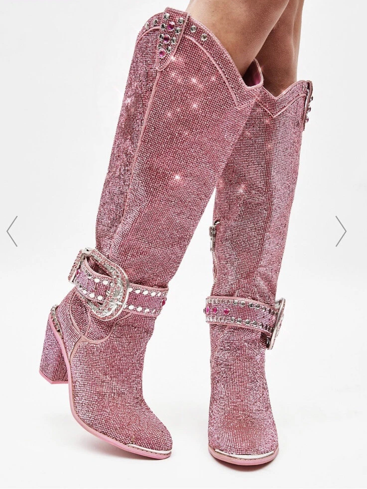 Dolls kill hotsell pink cowboy boots