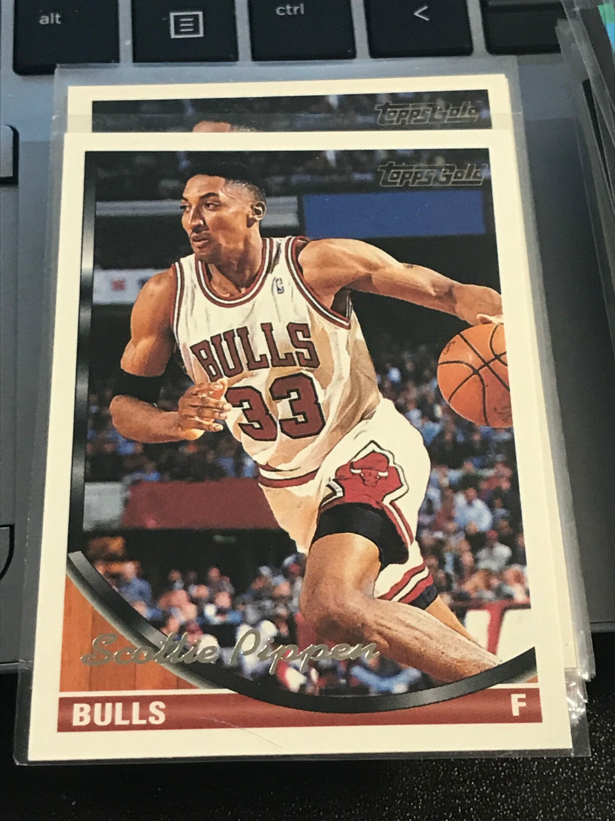 1993-94 Topps Gold #92 Scottie Pippen bulls! | eBay