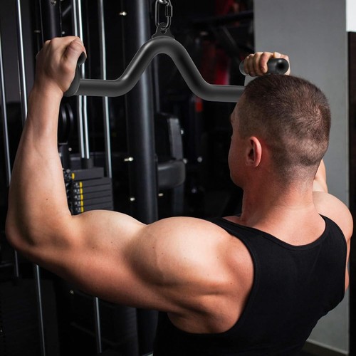 Enhanced Back Training with LAT Pull Down Bar Set - Ergonomic & Durable Design - Picture 7 of 9