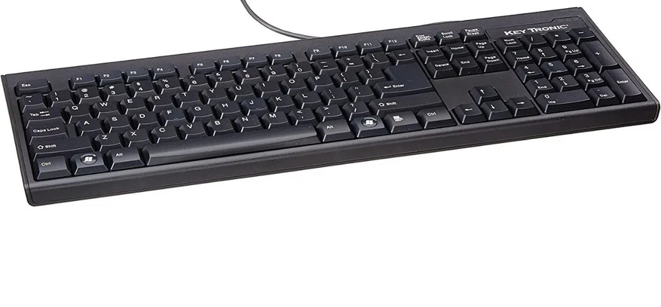 Lot of 13 Brand New Key Tronic K2805 USB Wired Standard Keyboards KT400U2 - Image 3 of 4