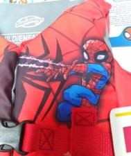 New Marvel Spider-man Spiderman Swim Trainer Life Jacket Child 33-55lbs Kids