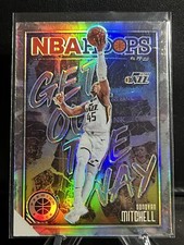 2019-20 Hoops Premium Stock Get Out the Way Holo #6 Donovan Mitchell Jazz