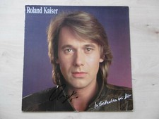 Roland Kaiser autograph signed LP cover "In thoughts with you" vinyl