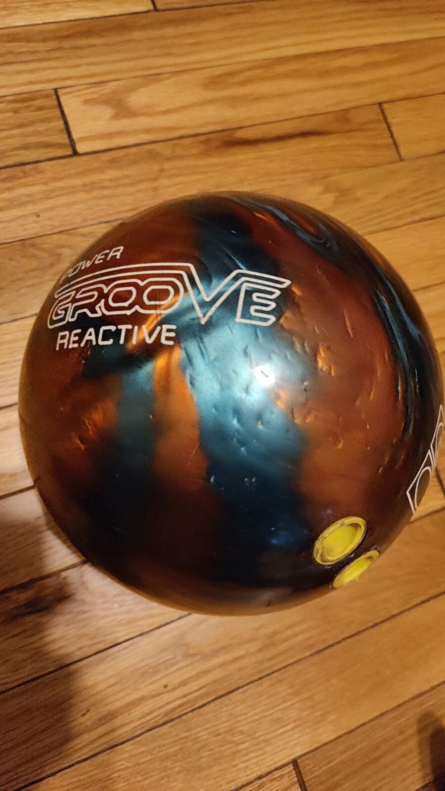 Power Groove Reactive Bowling Ball 14 lbs (drilled for right hand) eBay