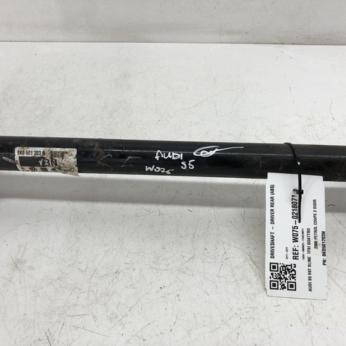 Audi S5 V6t Sline Tfsi 2015 3.0 DRIVESHAFT DRIVER REAR 8K0501203N (4071) - Picture 3 of 9