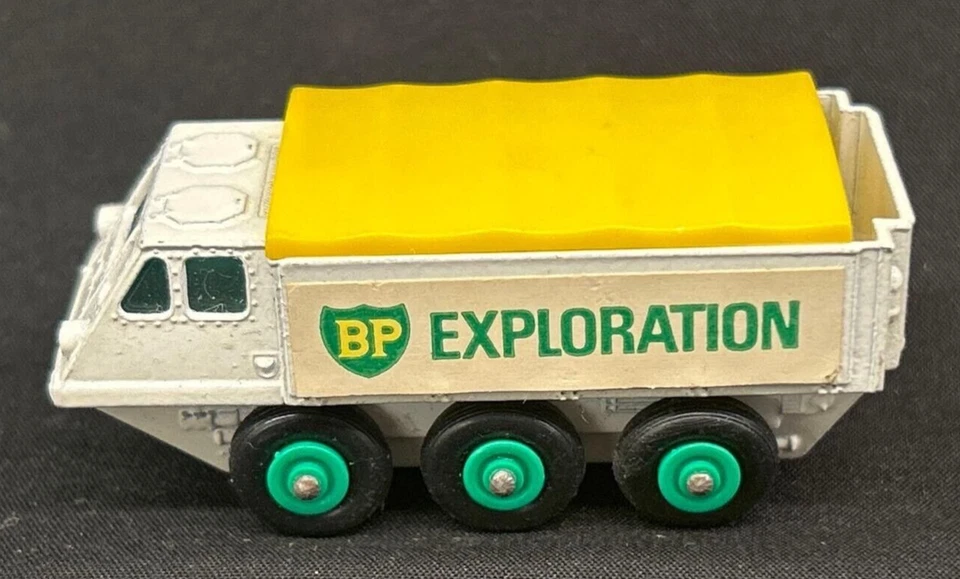 Lesney Matchbox No. 61 Alvis Stalwart BP Exploration Foto 2 de 4