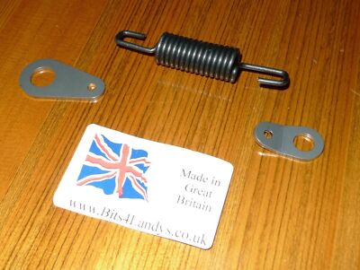 Stainless A2 Anchor Plates Hand Brake & Spring Kit 4 Land Rover Series ...