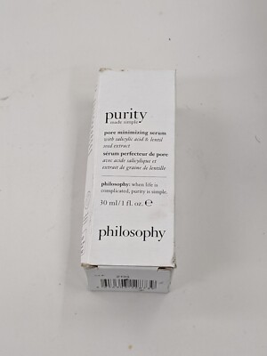 Philosophy Purity Made Simple Pore Minimizing Serum 1 oz