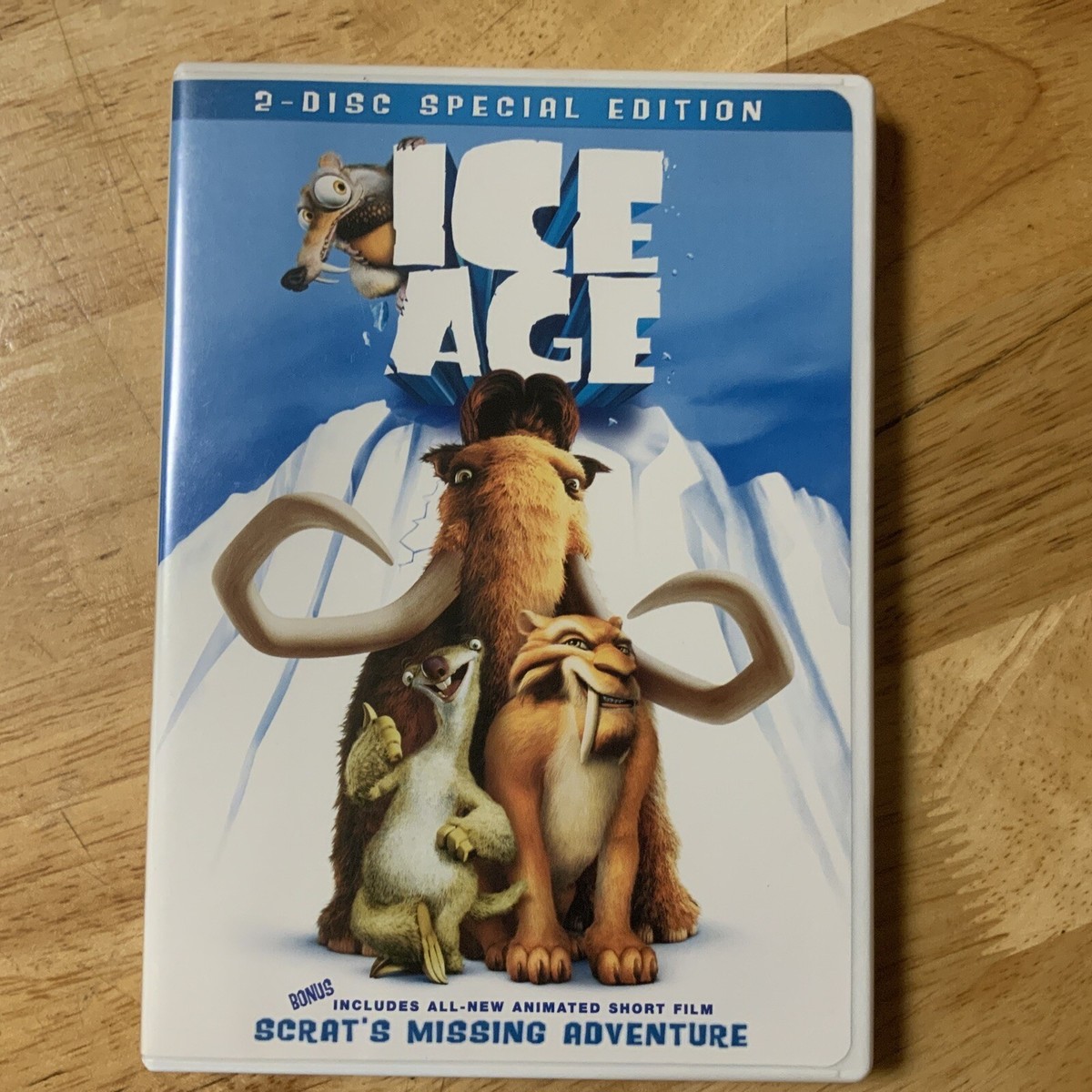 Ice Age (DVD, 2002, 2-Disc Set, Includes Full Frame and Widescreen