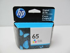 HP 65 Color Ink Cartridge 65 N9K01AN NEW GENUINE Exp Oct 2020
