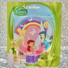 Disney Princess Night Light Tinkerbell Fairies On/Off Switch New Girls Room