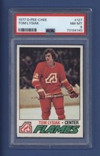 1977-78 OPC O-PEE-CHEE #127 TOM LYSIAK PSA 8 NM-MT Atlanta Flames *LOW POP*