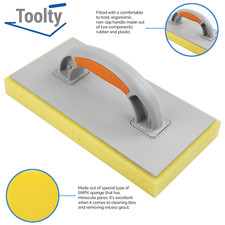 Soft Sponge Float 280 x 140 x 40mm Trowel Rendering Tiling SF46