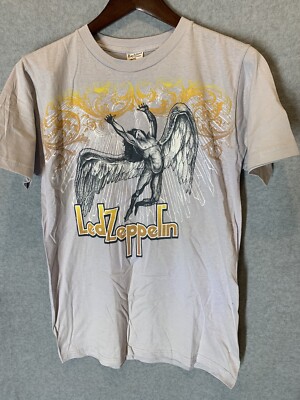 Led Zeppelin Swan Song T-Shirt Men's Bay Island Size Medium Band