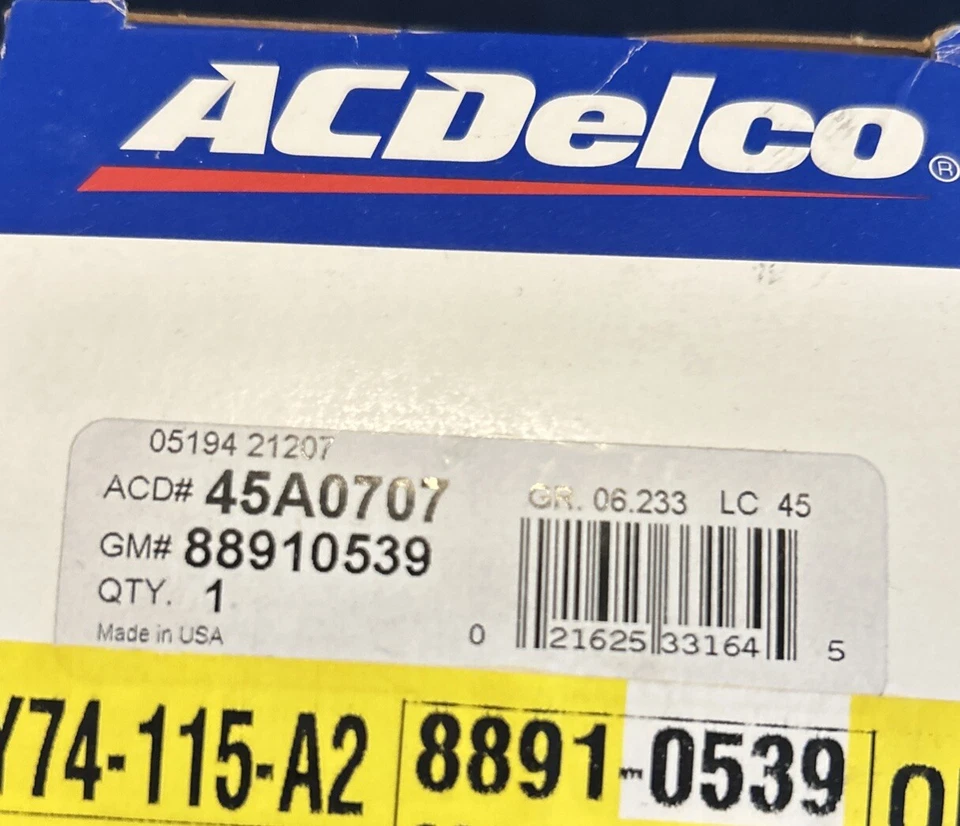 NUEVO ACDelco Extremo de varilla de dirección exterior 45A0707 Buick Chevy Olds Pontiac 1997-13 Foto 2 de 2