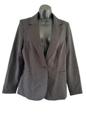 Fenn Wright Mason Womens Plaid Tweed Lined Jacket Blazer Elbow Patches