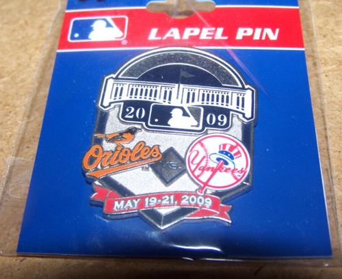 2009 Yankee Stadium 1st Appearance Baltimore Orioles vs NY New York Yankees pin - Picture 2 of 6