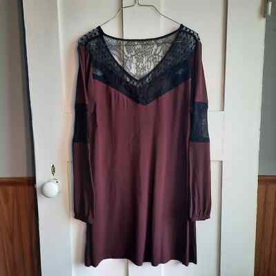 diane burgundy dress PinkBlush Burgundy Chevron Mesh Overlay Maternity Dress main image 1