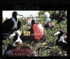 Antigua 2005 - National Park Birds - Souvenir Stamp Sheet - Scott #2867 - MNH
