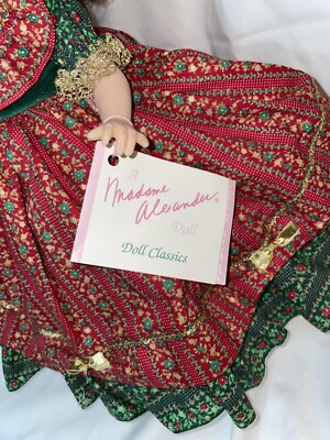 Doll Collectible Vintage Madame Alexander Doll Country Christmas w