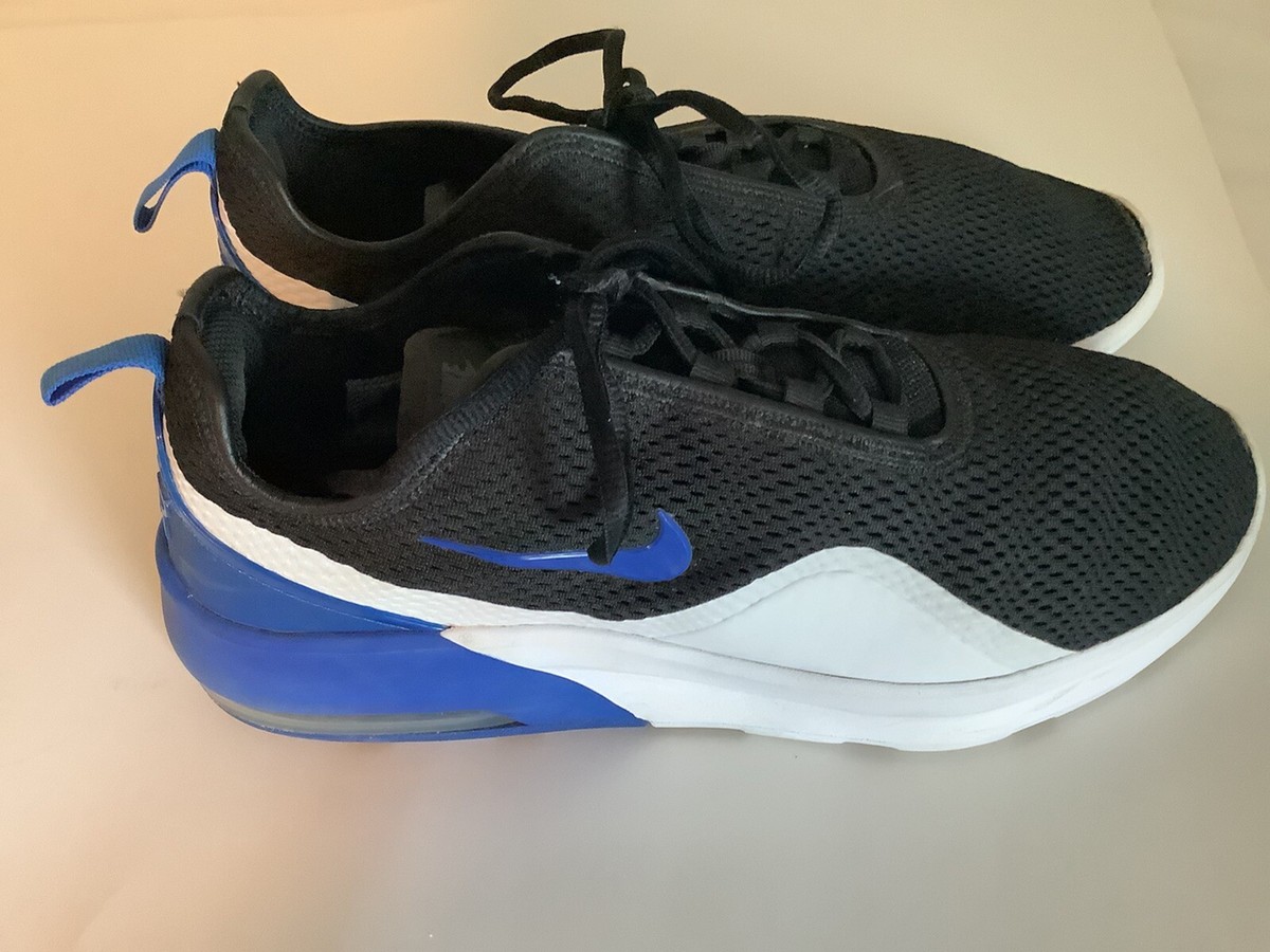 air max motion 2 blue and black