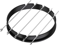 BMMXBI BBQ Grill Rotisserie with Kabob Skewer Kits Replacement for Weber 18"