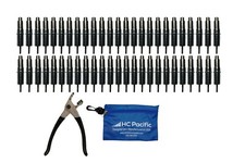 50 each CHD 3/32 Heavy Duty Cleco Fasteners Made in USA  Pouch w/ Pliers