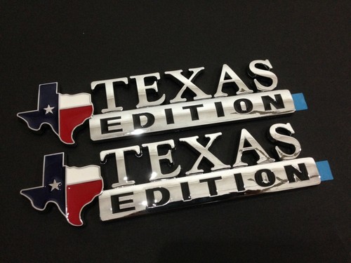 7 Styles Texas Lone Star Trunk Fender Emblem Badge for Chevr Silverado Ram 1500