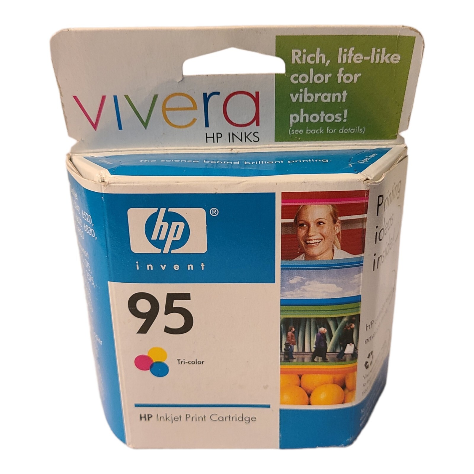 Original HP 95 VIVERA TRI COLOR Ink Cartridge Expired Deskjet NEW 829160306629 eBay