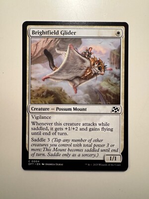 Magic MTG   Brightfield Glider   Aetherdrift 4   C   ENG   MINT