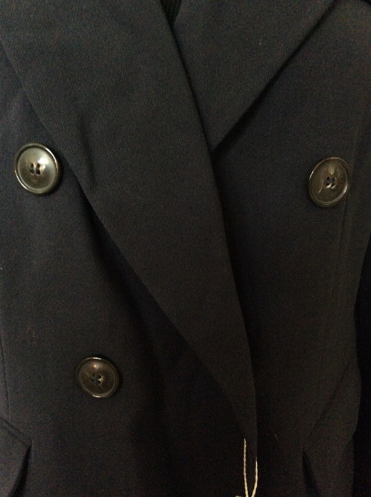 NWT Armani Collezioni Women's Black Wool Blazer Jacket Size 12, Retail $1,545 image 3