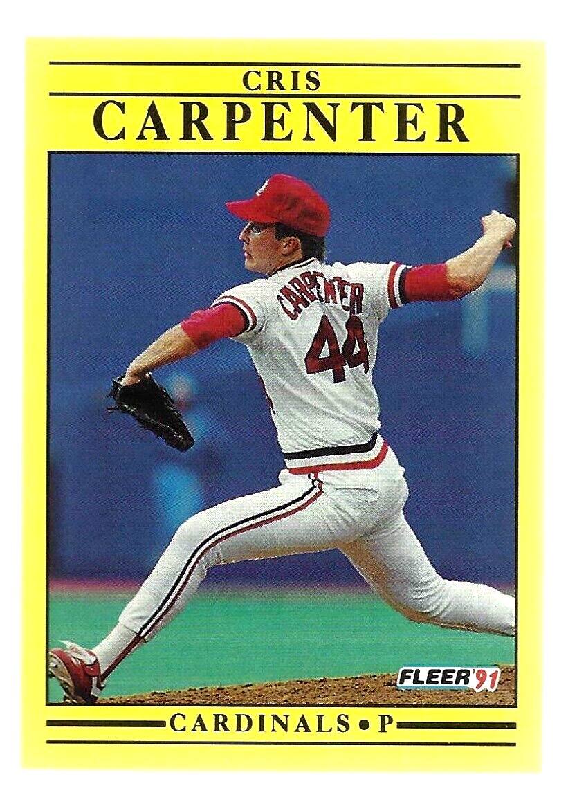 1991 Fleer Baseball St. Louis Cardinals Cris Carpenter #628 | eBay