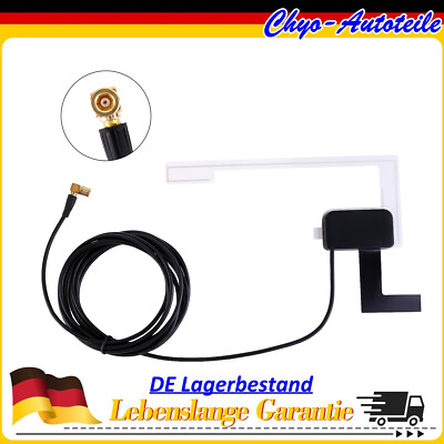 DAB+ ANTENNE Auto DAB Klebeantenne Autoscheibenantenne Autoradio DIGITAL SMB DE