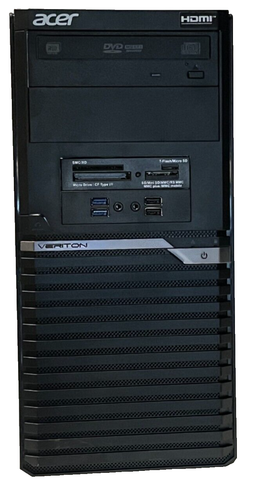 Acer Veriton M6650g Intel i5-6500 16Gb RAM 256GB SSD 1TB HDD DVD/RW Win10 pro - Picture 2 of 4