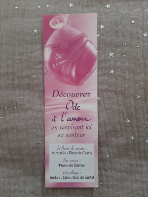 Perfume Card - Perfume Card. Yves Rocher - Ode to Love 