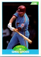 1989 Score Baseball 125 Greg Gross