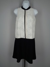 Ann Taylor Loft Floral Lace Sleeveless Drop Waist Mini Dress Size XS New