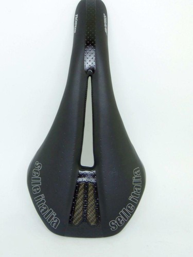 Selle Italia Novus Flow Saddle 252X146mm Maganese Rail Black | eBay